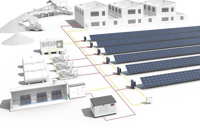 Diesel Generator-Solar Integration in Hyderabad - Four Solar