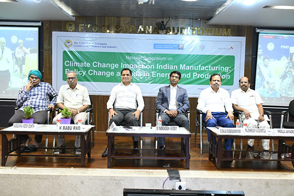 Conference on Climate Change Impact On Indian Manufacturing | Bollampally Indrasen Reddy